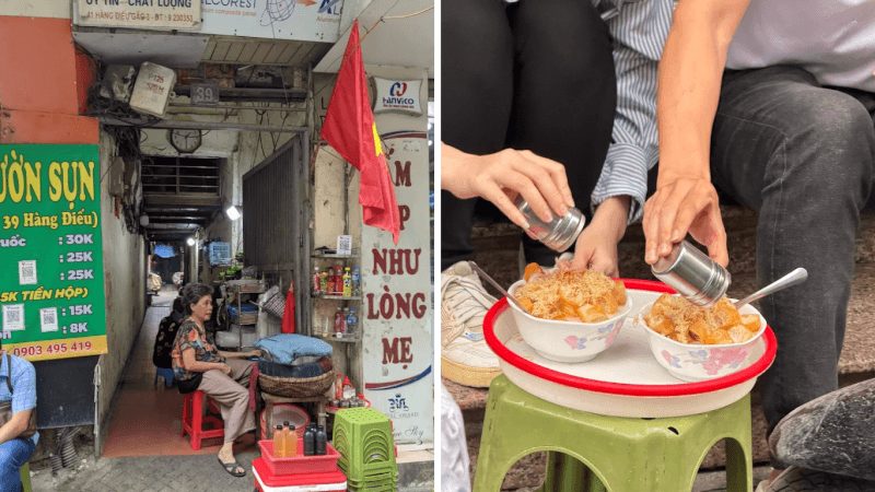 Ghé 39 Hàng Điếu Thưởng Thức Bát Cháo Sườn Sụn