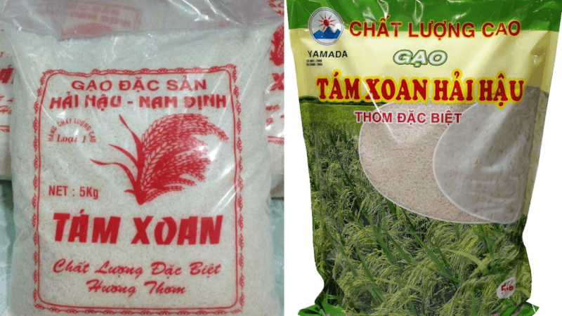 Đặc sản gạo tám xoan Hải Hậu