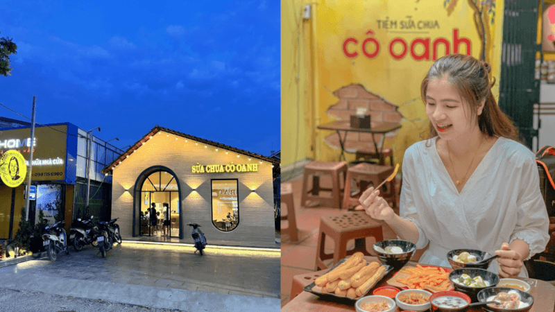 quán sữa chua Cô Oanh huyền thoại