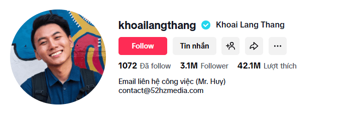 Tiktok Khoai Lang Thang