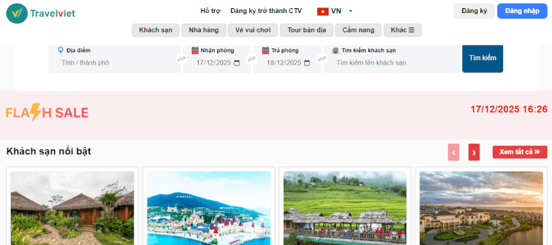 Khách sạn nổi bật của 34 tỉnh thành