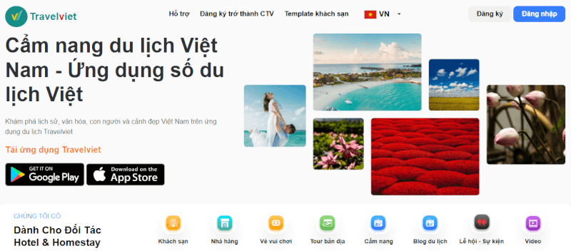 TravelViet - Cẩm nang du lịch Việt Nam và 34 tỉnh thành mới nhất