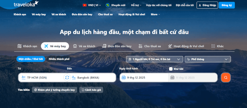 Traveloka - Nền tảng đa dịch vụ hỗ trợ cho du khách