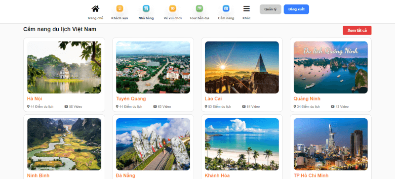 Cẩm nang du lịch Việt Nam và 34 tỉnh thành của TravelViet