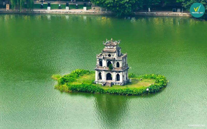 Tháp Rùa ở Hồ Hoàng Kiếm
