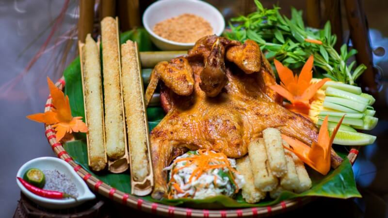 柬埔寨米 -烤鸡