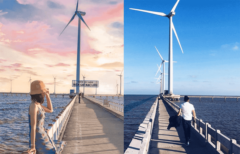 Các góc chụp ảnh signature tại cánh đồng điện gió