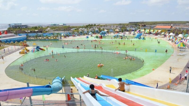 Khu trò chơi cảm giác mạnh tại Khu du lịch Nhà Mát