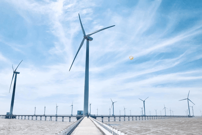 Khu vực chân tuabin